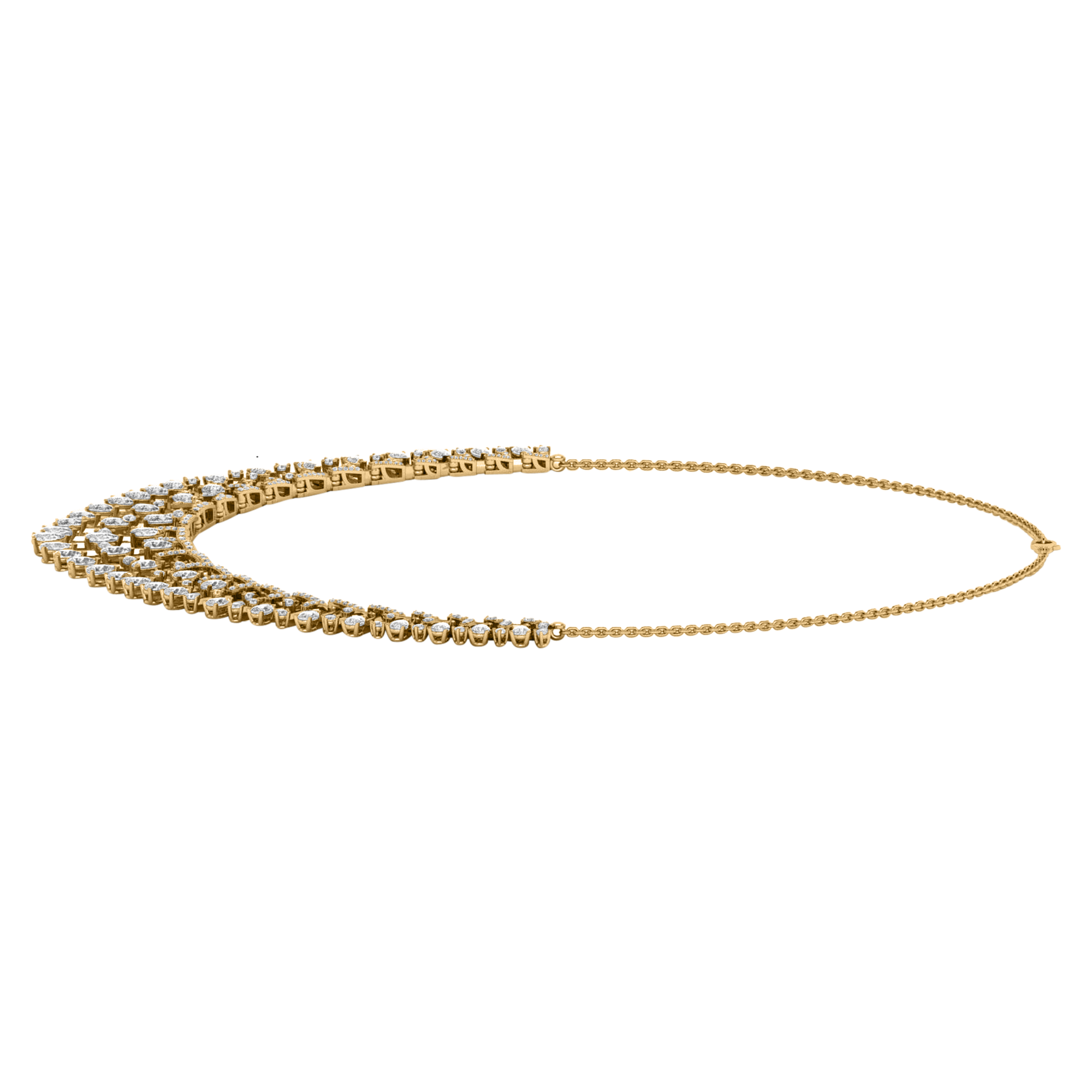 Cisca Diamanten Ketting Peer - 8.9ct