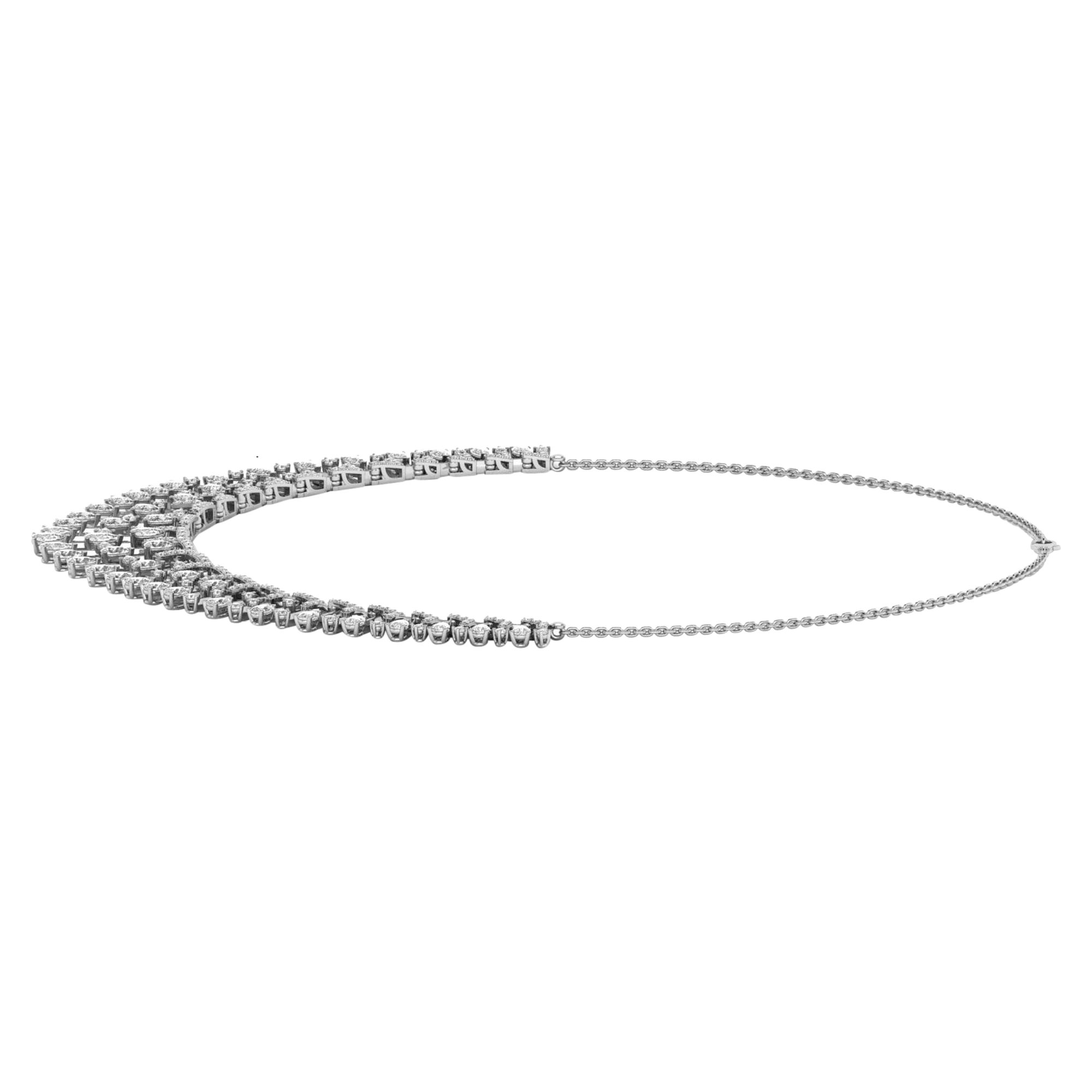 Cisca Diamanten Ketting Peer - 8.9ct