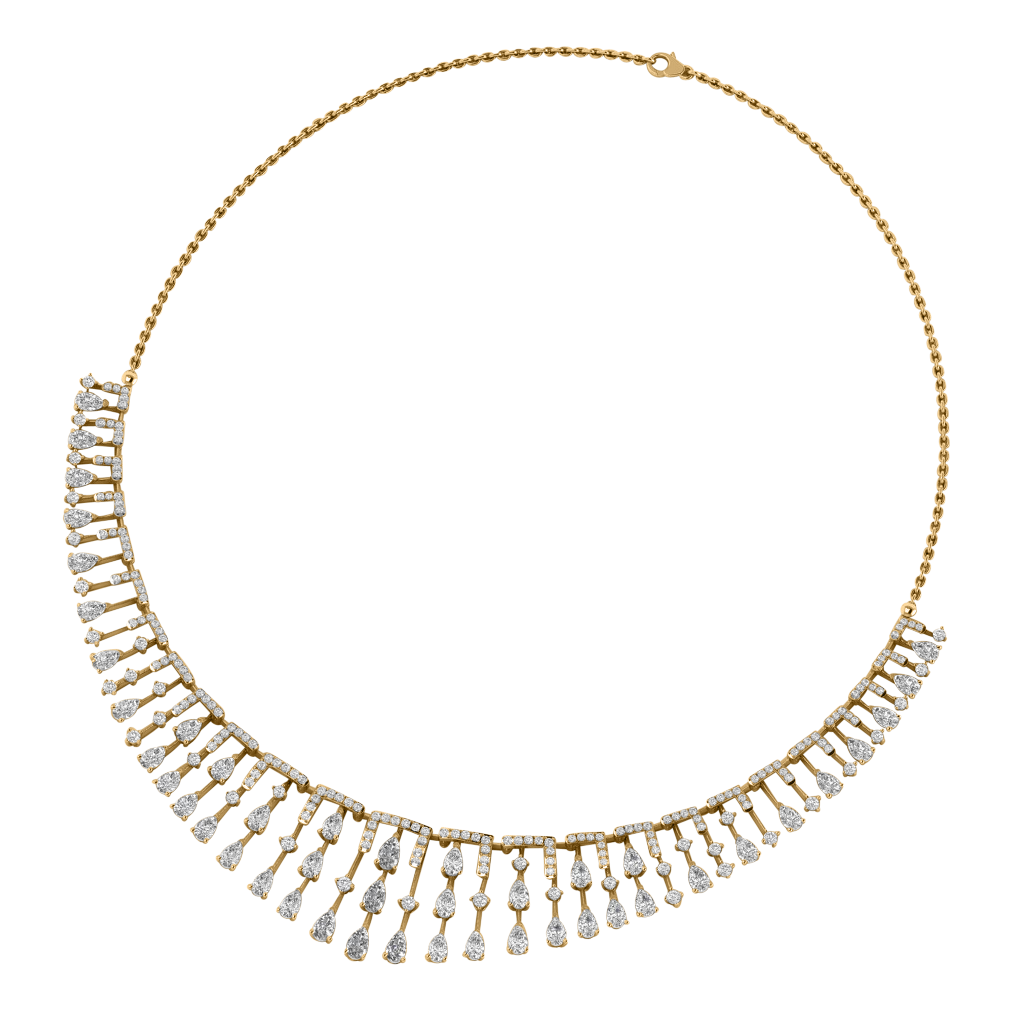 Cisca Diamanten Ketting Peer - 8.9ct
