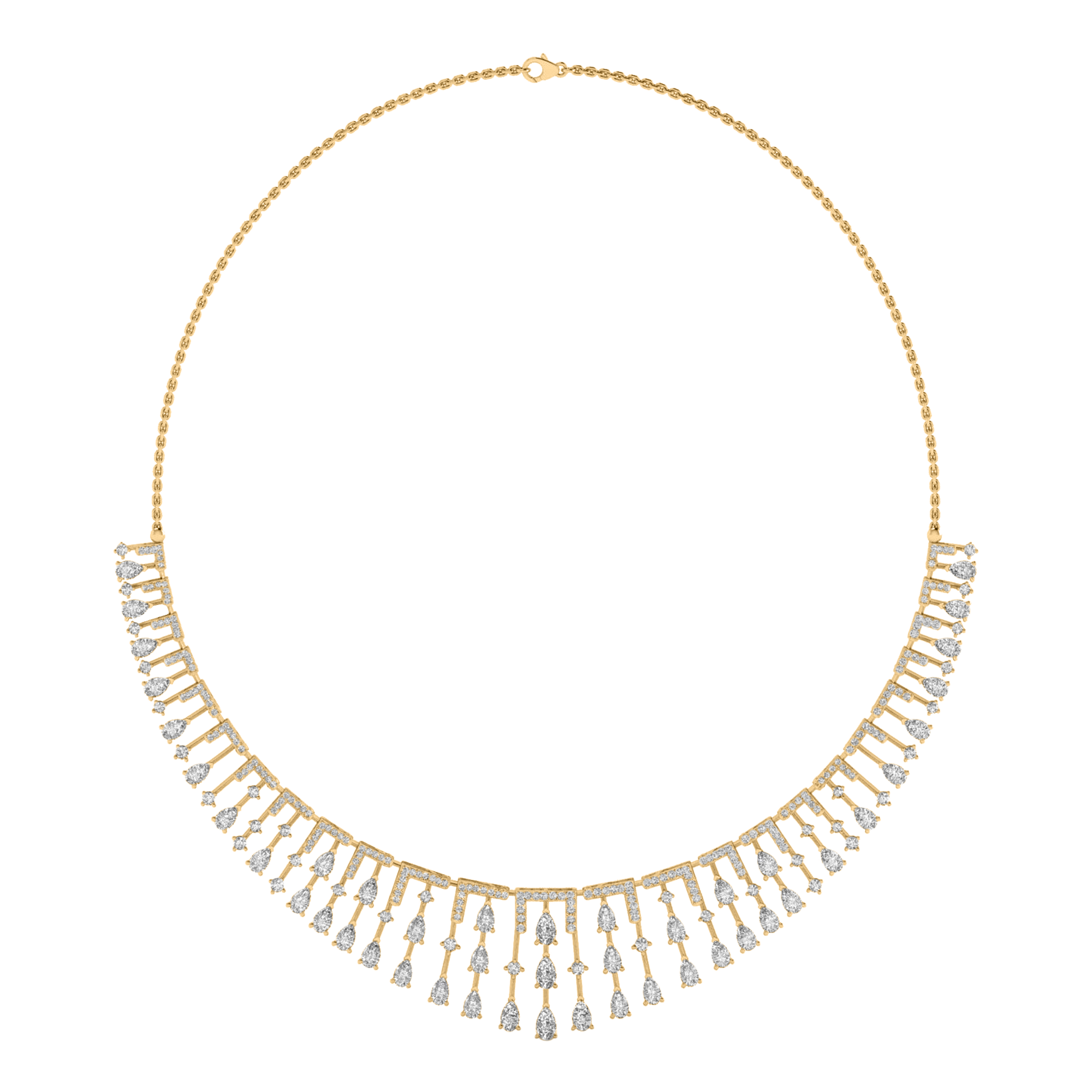 Cisca Diamanten Ketting Peer - 8.9ct
