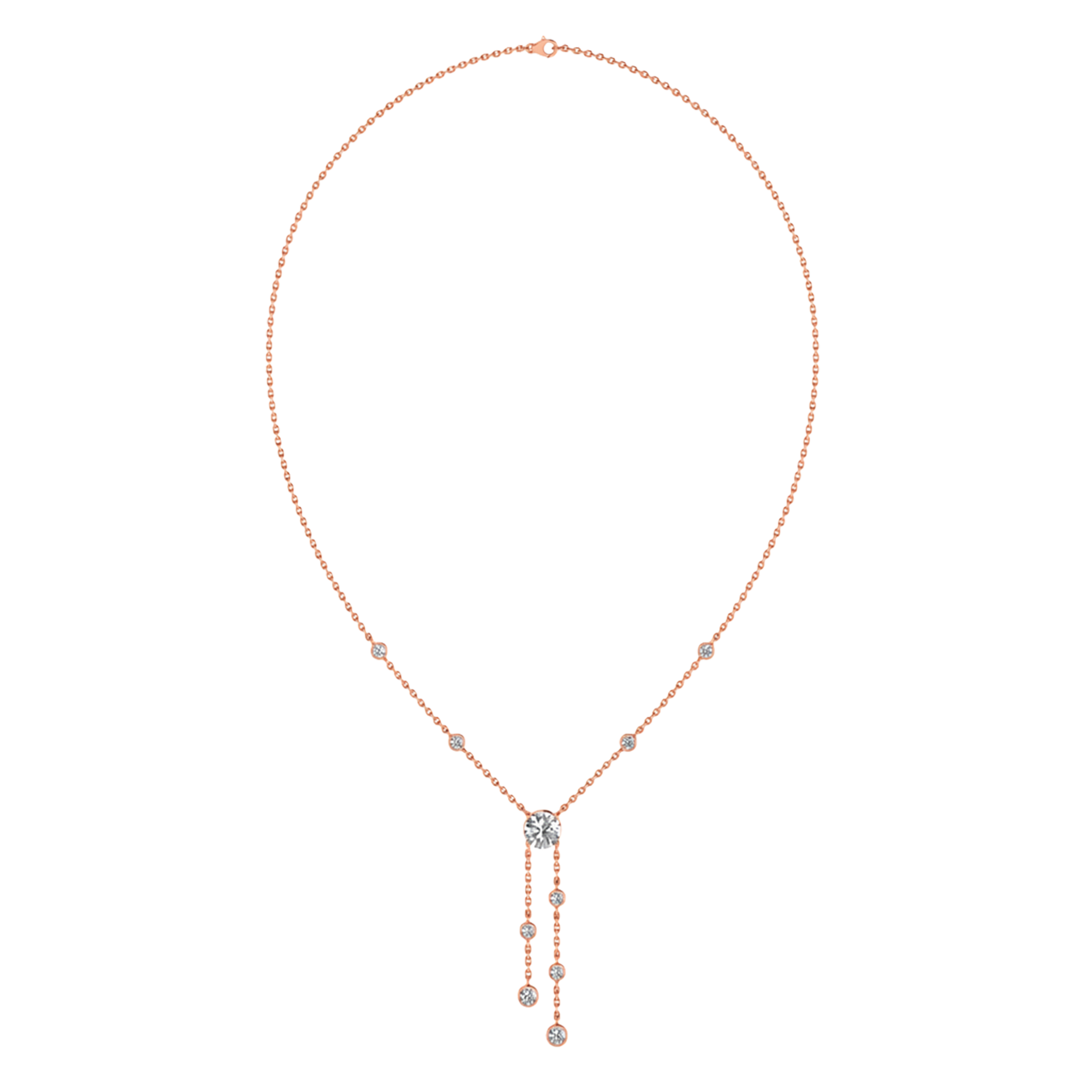 Jojo Diamanten Ketting Briljant  - 3.3ct