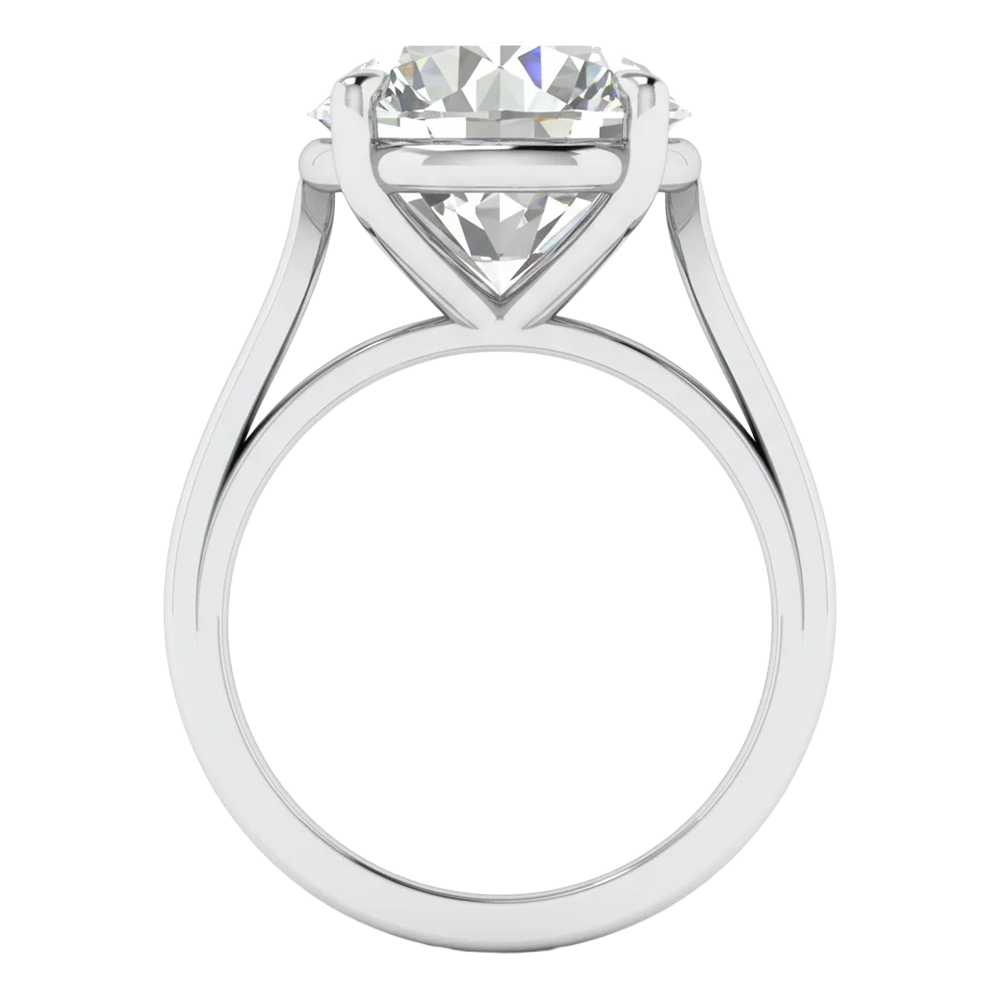 Solitaire 4 prong ronde diamant ring beschikbaar in 0.25 tot 5 karaat