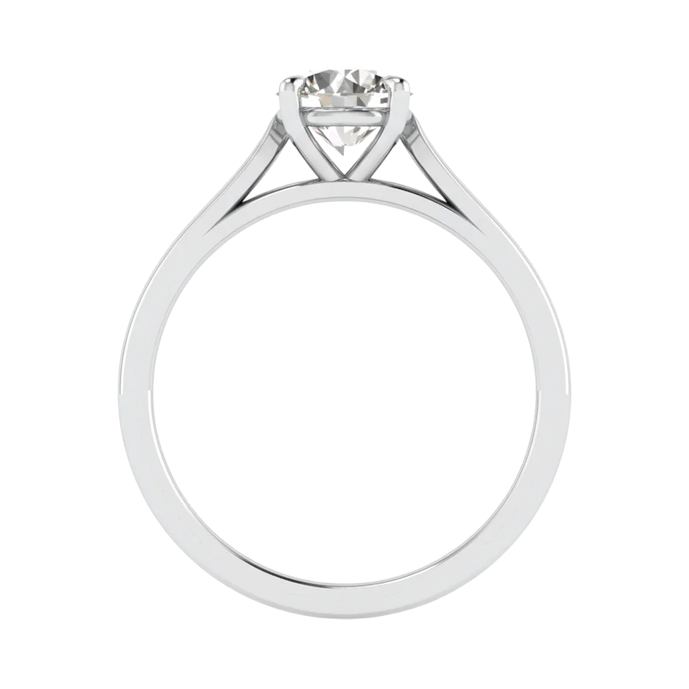 Solitaire 4 prong ronde diamant ring beschikbaar in 0.25 tot 5 karaat
